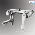 Bathtub spout faucet to shower converter with diverters